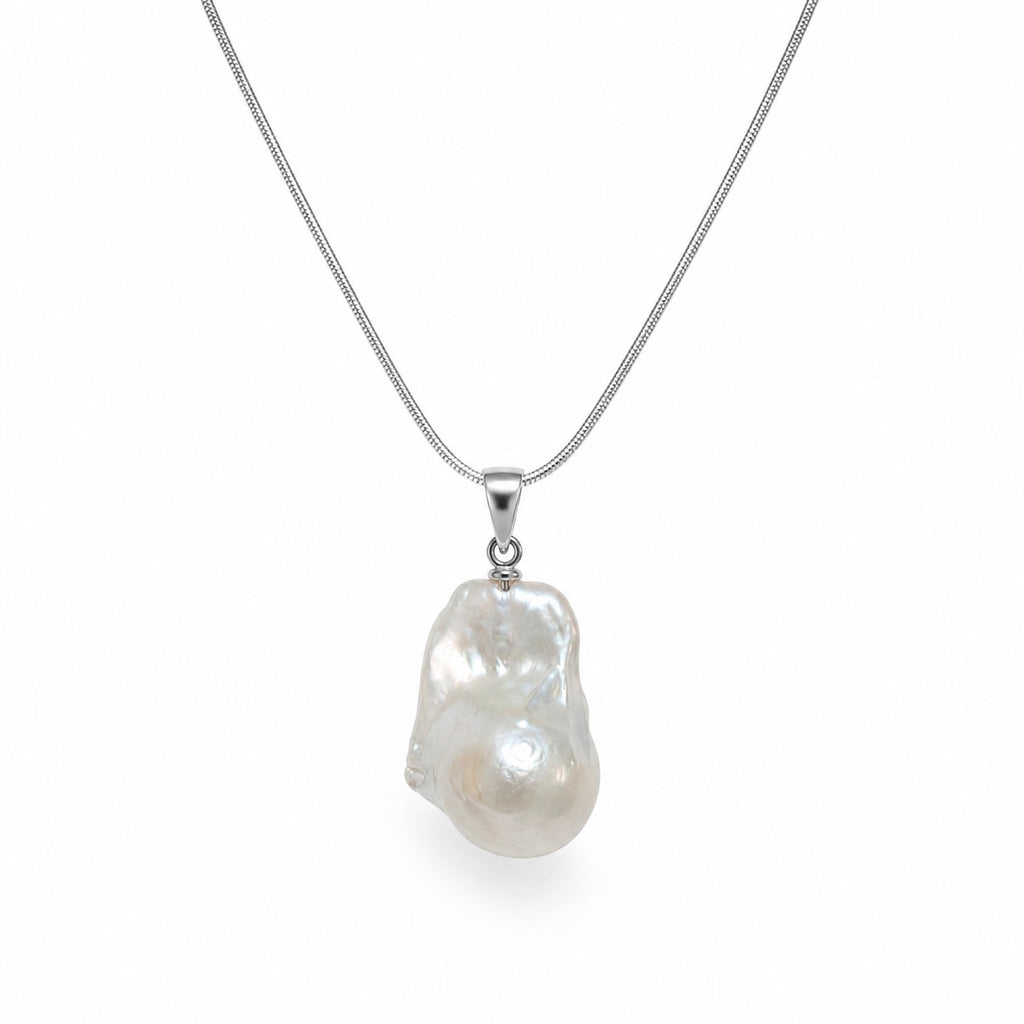 White South Sea Baroque Pearl Set